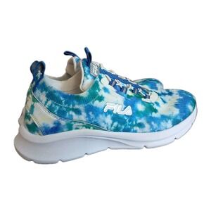 Fila Memory Foam Blue "Memory Skyway 2.0 Tie Dye Women's‎ Size 9 Sneakers#1105